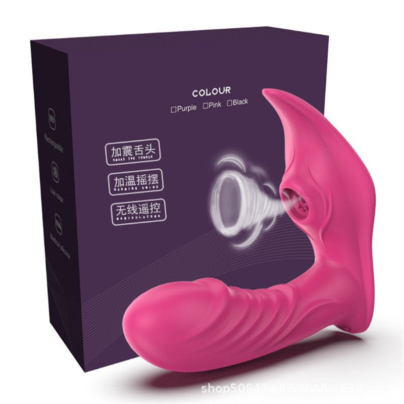 Sucking And Wearing Jumping Eggs Adult Sex Karina Simulation Dildo Female Intelligent Heating Masturbator