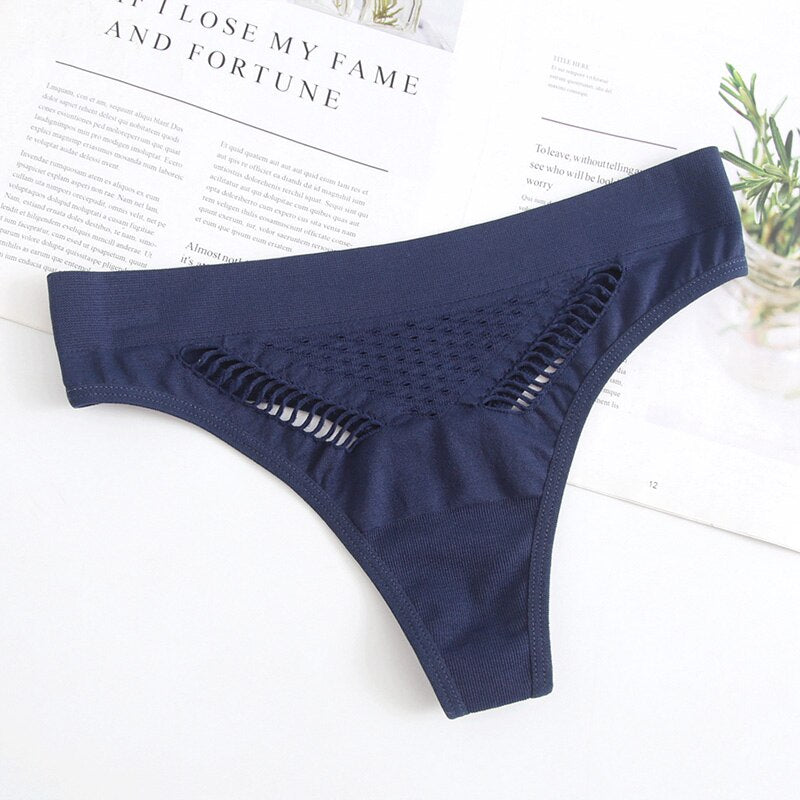 Sexy Seamless Women Sport G-String Panties Women's Soft Comfortable Thongs Underwear Breathable Lingerie Intimates Tangas