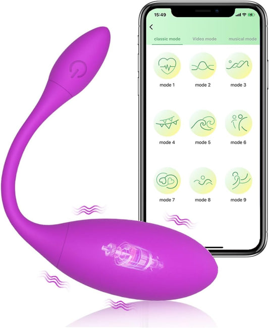 G-Spot Egg Vibrator Vibrating Wearable with APP Control Pantie Vibe Dildo Sex Toys with 4 Modes Waterproof Prostate ﻿