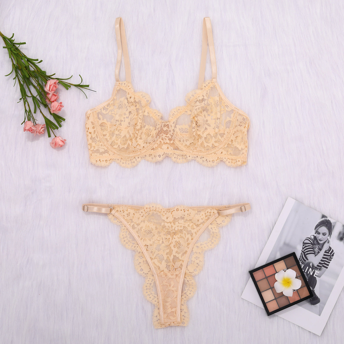 French style lingerie lace sexy suit