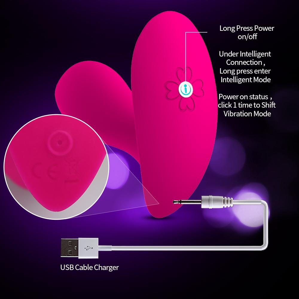 LETEN Wireless Remote Control Vibrator G-spot Wear Dildo 10 Mode Strapless Toys