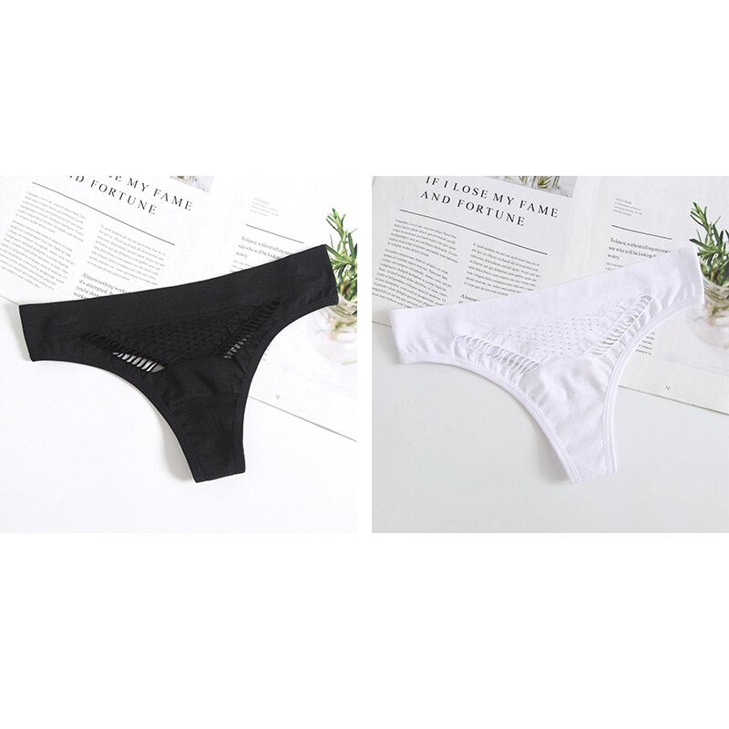 Sexy Seamless Women Sport G-String Panties Women's Soft Comfortable Thongs Underwear Breathable Lingerie Intimates Tangas