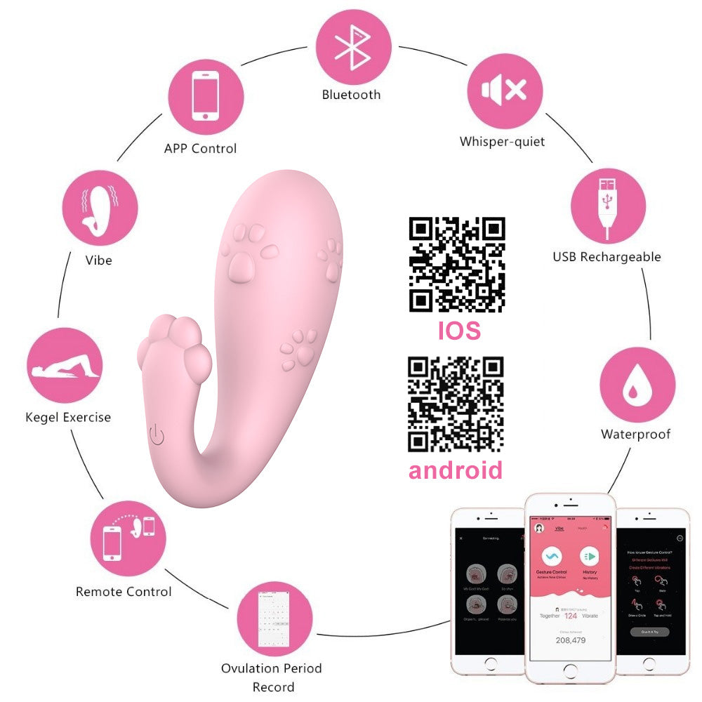 8 Speeds Monster Shape Vibrator APP Bluetooth Wireless Control G-spot Vibrating Egg Dildo Adult Games Sex Toys