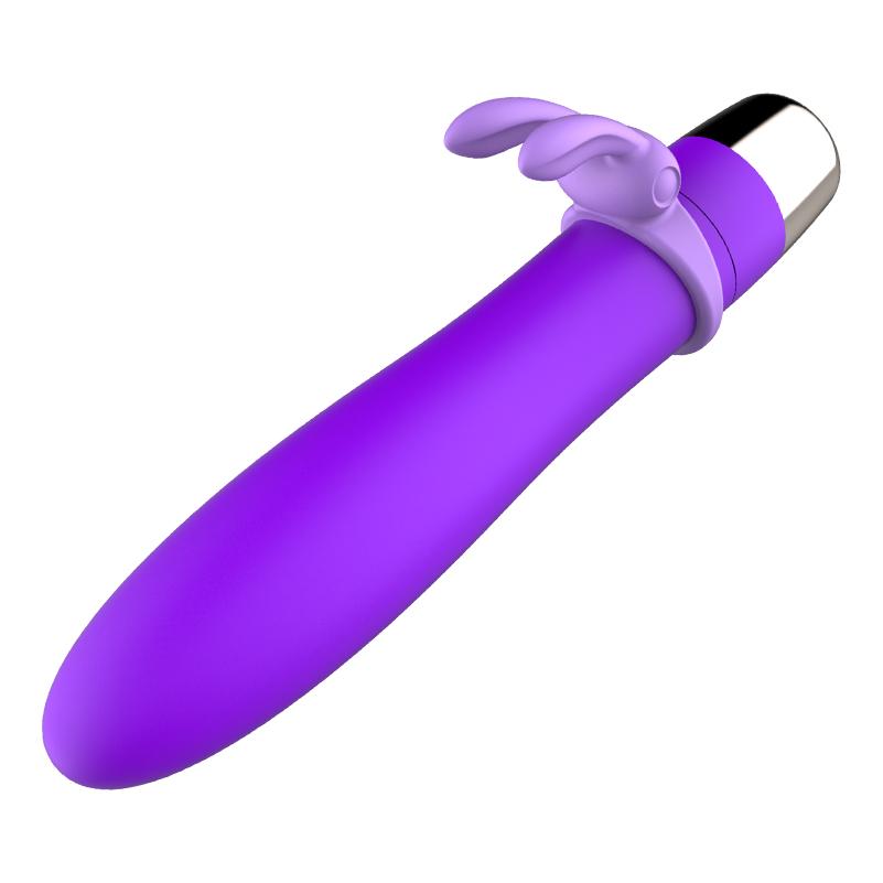 LETEN Silicone Vibrator Cock Ring Head Caps Finger G-spot Rabbit Massager