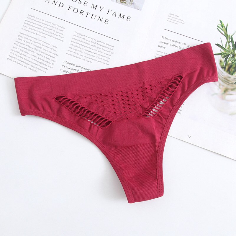 Sexy Seamless Women Sport G-String Panties Women's Soft Comfortable Thongs Underwear Breathable Lingerie Intimates Tangas