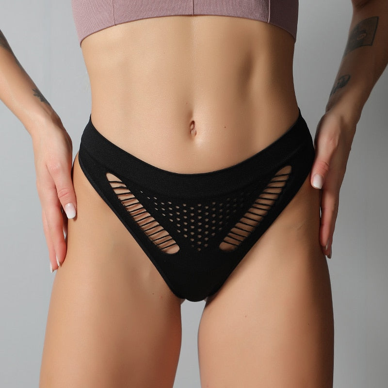 Sexy Seamless Women Sport G-String Panties Women's Soft Comfortable Thongs Underwear Breathable Lingerie Intimates Tangas