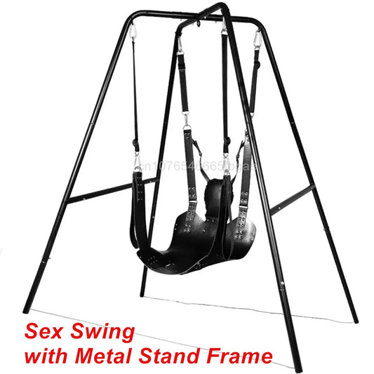 Sexy BDSM Bondage Passion Sex Furniture Love Swing Chair Super Load-Bearing Hammock Sling Bed Pillow Sex Toys For Couples Adults