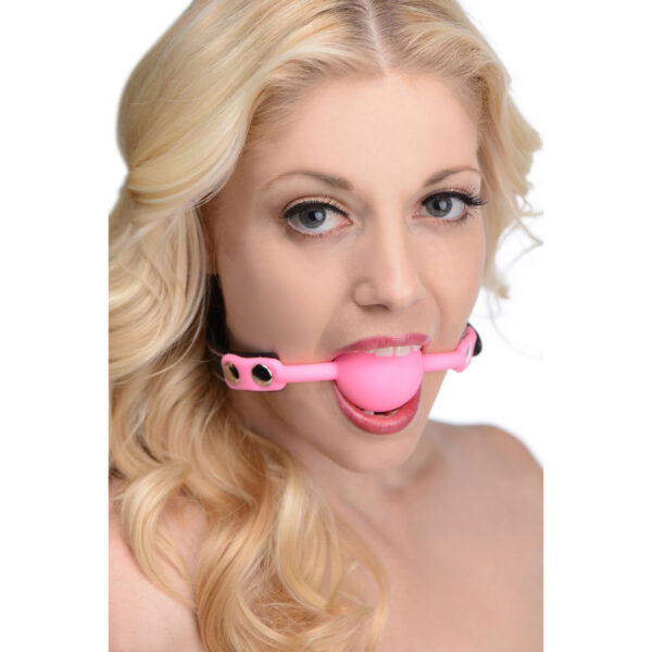 Glow Gag Glow in the Dark Silicone Ball Gag